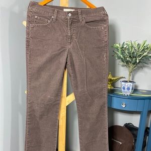 Vintage 70s 80s Brown Corduroy Levis SZ 8